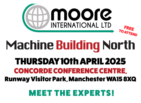 See us at Machine Building North on Thursday 10th April